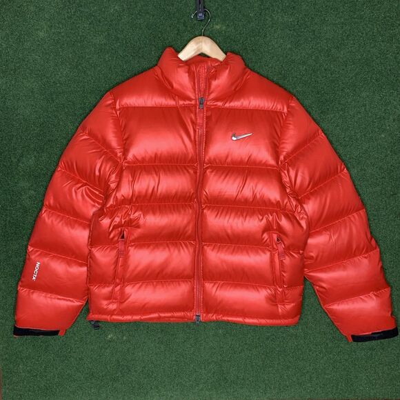 Sz L Nike x NOCTA Sunset Red Down Puffer Jacket Drake DO2783-657 - Picture 2 of 16